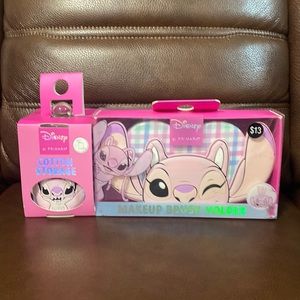 Disney Angel & Stitch Cotton Storage and Makeup Brush Holder